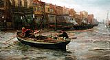 Home Paintings - Home at Last by Charles Napier Hemy